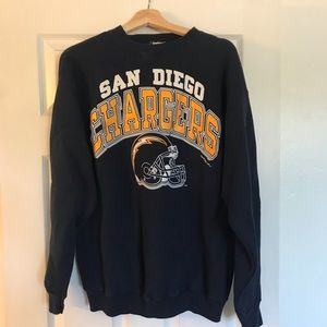 Chargers crew neck sweatshirt